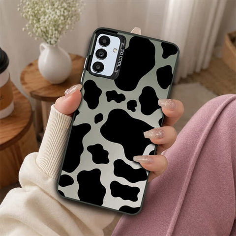 Samsung Galaxy A04s Cover - Monochrome Mood Print Series - Lightweight Frosted Pearl Finish Anti-Fingerprint Shockproof Soft Borders Case