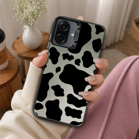 Samsung Galaxy M07 Cover - Monochrome Mood Print Series - Lightweight Frosted Pearl Finish Anti-Fingerprint Shockproof Soft Borders Case