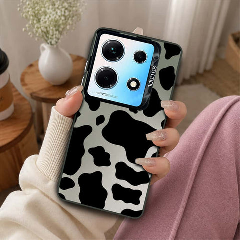 Infinix Note 30 Cover - Monochrome Mood Print Series - Lightweight Frosted Pearl Finish Anti-Fingerprint Shockproof Soft Borders Case