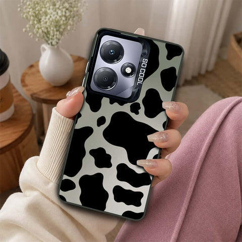 Infinix Hot 30 Play Cover - Monochrome Mood Print Series - Lightweight Frosted Pearl Finish Anti-Fingerprint Shockproof Soft Borders Case