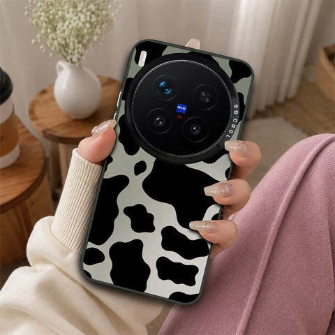 Vivo X300 Pro Cover - Monochrome Mood Print Series - Lightweight Frosted Pearl Finish Anti-Fingerprint Shockproof Soft Borders Case