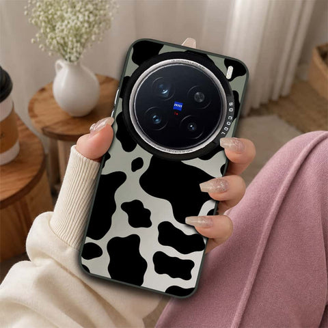 Vivo X200 Pro Cover - Monochrome Mood Print Series - Lightweight Frosted Pearl Finish Anti-Fingerprint Shockproof Soft Borders Case