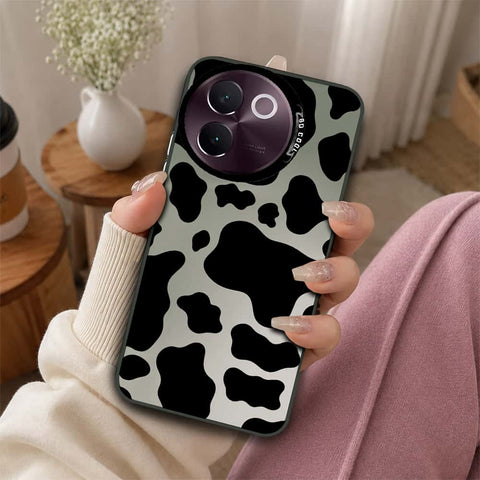 Vivo V30e Cover - Monochrome Mood Print Series - Lightweight Frosted Pearl Finish Anti-Fingerprint Shockproof Soft Borders Case