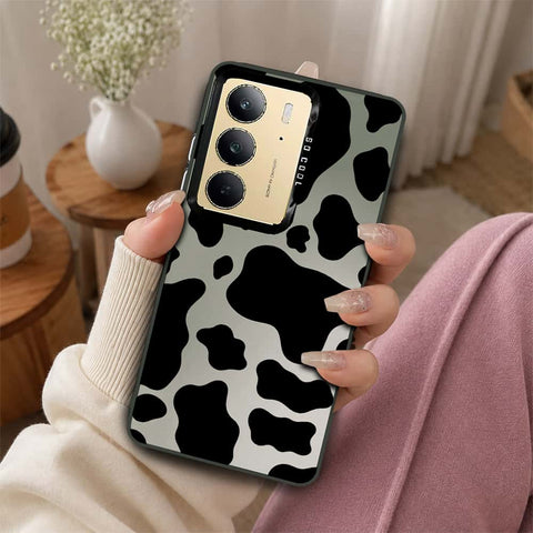 Realme C75 Cover - Monochrome Mood Print Series - Lightweight Frosted Pearl Finish Anti-Fingerprint Shockproof Soft Borders Case