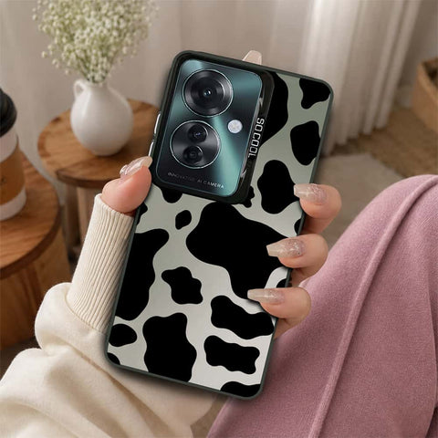 Oppo F25 Pro Cover - Monochrome Mood Print Series - Lightweight Frosted Pearl Finish Anti-Fingerprint Shockproof Soft Borders Case