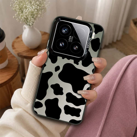Xiaomi 15 Cover - Monochrome Mood Print Series - Lightweight Frosted Pearl Finish Anti-Fingerprint Shockproof Soft Borders Case