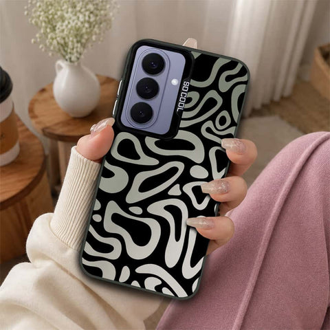 Samsung Galaxy S26 Cover - Monochrome Mood Print Series - Lightweight Frosted Pearl Finish Anti-Fingerprint Shockproof Soft Borders Case
