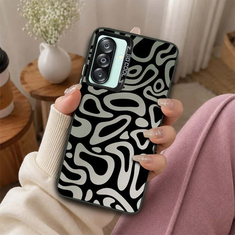 Samsung Galaxy A26 Cover - Monochrome Mood Print Series - Lightweight Frosted Pearl Finish Anti-Fingerprint Shockproof Soft Borders Case