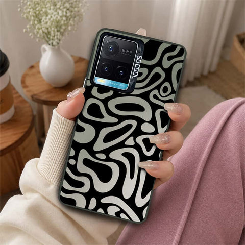 Vivo Y11s Cover - Monochrome Mood Print Series - Lightweight Frosted Pearl Finish Anti-Fingerprint Shockproof Soft Borders Case