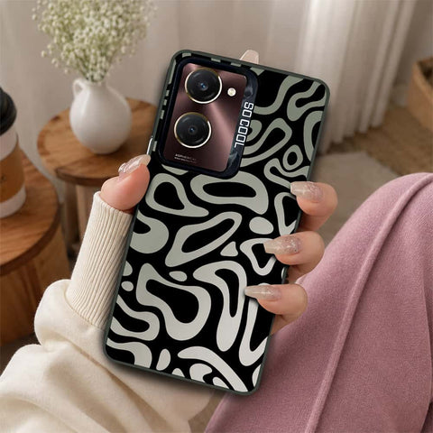 Vivo Y18 Cover - Monochrome Mood Print Series - Lightweight Frosted Pearl Finish Anti-Fingerprint Shockproof Soft Borders Case