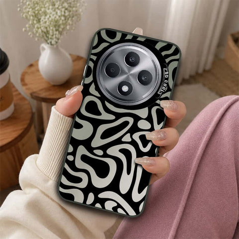 Oppo F27 Cover - Monochrome Mood Print Series - Lightweight Frosted Pearl Finish Anti-Fingerprint Shockproof Soft Borders Case