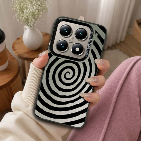 Xiaomi 14T Cover - Monochrome Mood Print Series - Lightweight Frosted Pearl Finish Anti-Fingerprint Shockproof Soft Borders Case