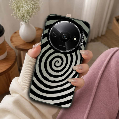 Xiaomi Poco C61 Cover - Monochrome Mood Print Series - Lightweight Frosted Pearl Finish Anti-Fingerprint Shockproof Soft Borders Case