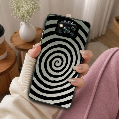 Xiaomi Poco X3 Pro Cover - Monochrome Mood Print Series - Lightweight Frosted Pearl Finish Anti-Fingerprint Shockproof Soft Borders Case