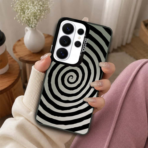 Samsung Galaxy S26 Ultra Cover - Monochrome Mood Print Series - Lightweight Frosted Pearl Finish Anti-Fingerprint Shockproof Soft Borders Case
