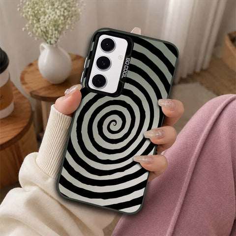 Samsung Galaxy S24 Cover - Monochrome Mood Print Series - Lightweight Frosted Pearl Finish Anti-Fingerprint Shockproof Soft Borders Case