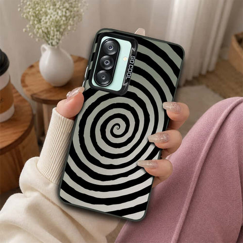 Samsung Galaxy A26 Cover - Monochrome Mood Print Series - Lightweight Frosted Pearl Finish Anti-Fingerprint Shockproof Soft Borders Case