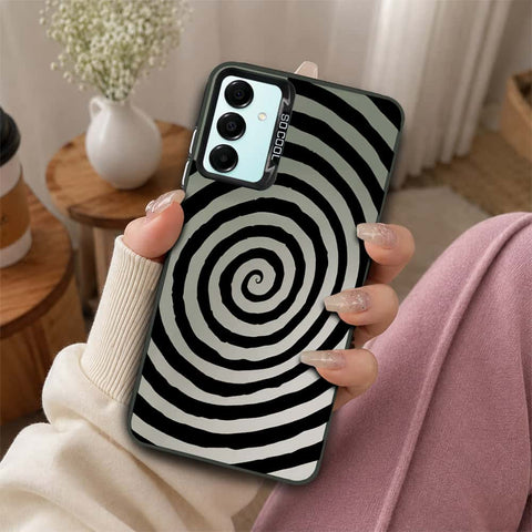 Samsung Galaxy A16 Cover - Monochrome Mood Print Series - Lightweight Frosted Pearl Finish Anti-Fingerprint Shockproof Soft Borders Case