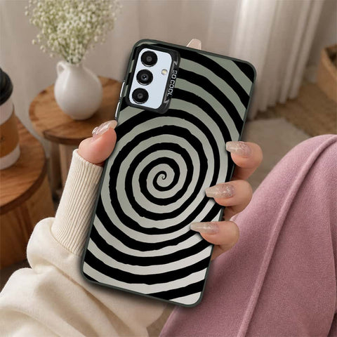 Samsung Galaxy A04s Cover - Monochrome Mood Print Series - Lightweight Frosted Pearl Finish Anti-Fingerprint Shockproof Soft Borders Case