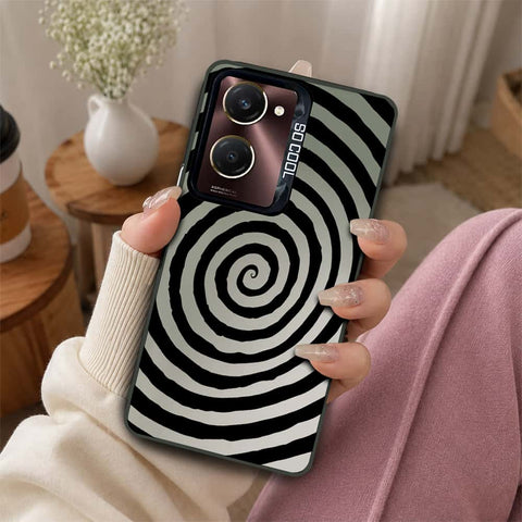 Vivo Y18 Cover - Monochrome Mood Print Series - Lightweight Frosted Pearl Finish Anti-Fingerprint Shockproof Soft Borders Case