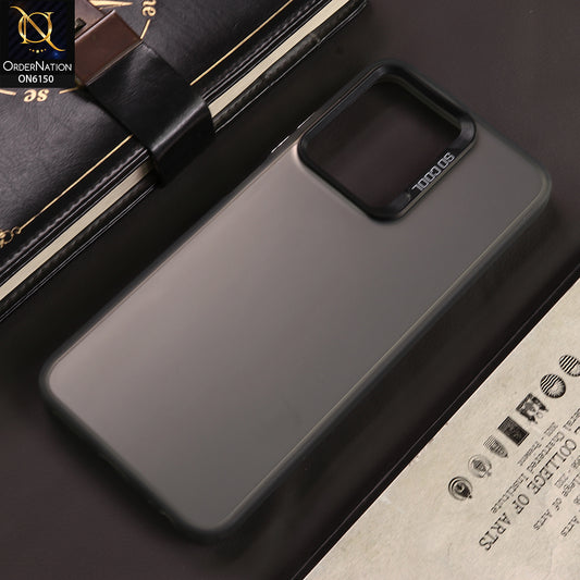 Infinix Hot 30 Play Cover - Gray - New Luxury Matte Metallic Bumper Case With Soft Borderes Protection