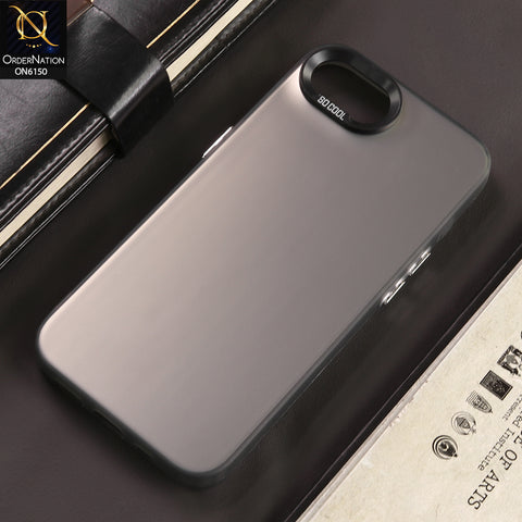 iPhone 16e Cover - Gray - New Luxury Matte Metallic Bumper Case With Soft Borderes Protection