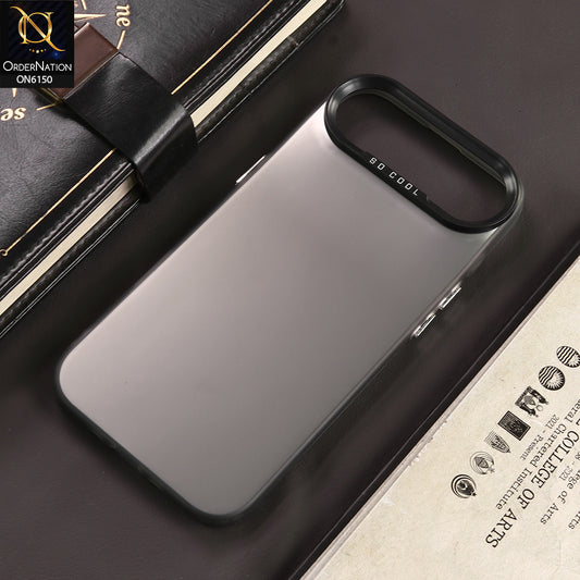 iPhone 17 Air Cover - Gray - Lightweight Frosted Pearl Finish Anti-Fingerprint Shockproof Soft Borders Case