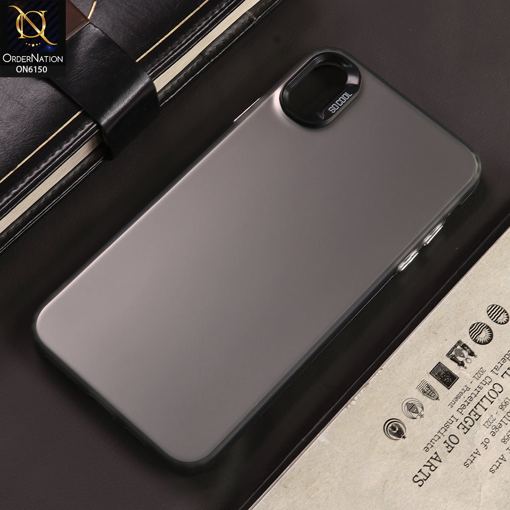 iPhone XR Cover - Gray - New Luxury Matte Metallic Bumper Case With Soft Borderes Protection