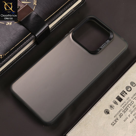 Xiaomi Poco C55 Cover - Gray - New Luxury Matte Metallic Bumper Case With Soft Borderes Protection