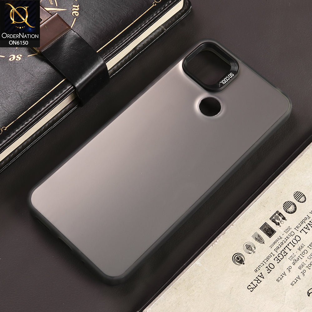 Xiaomi Redmi 9C Cover - Gray - New Luxury Matte Metallic Bumper Case With Soft Borderes Protection