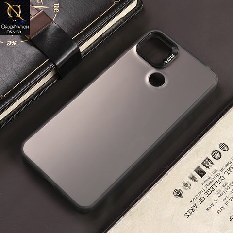 Xiaomi Redmi 9C Cover - Gray - New Luxury Matte Metallic Bumper Case With Soft Borderes Protection
