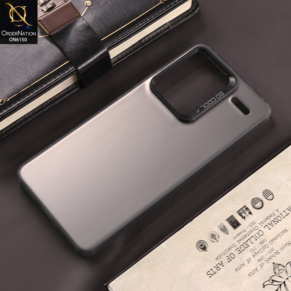 Xiaomi Redmi Note 13 Pro Plus 5G Cover - Gray - New Luxury Matte Metallic Bumper Case With Soft Borderes Protection