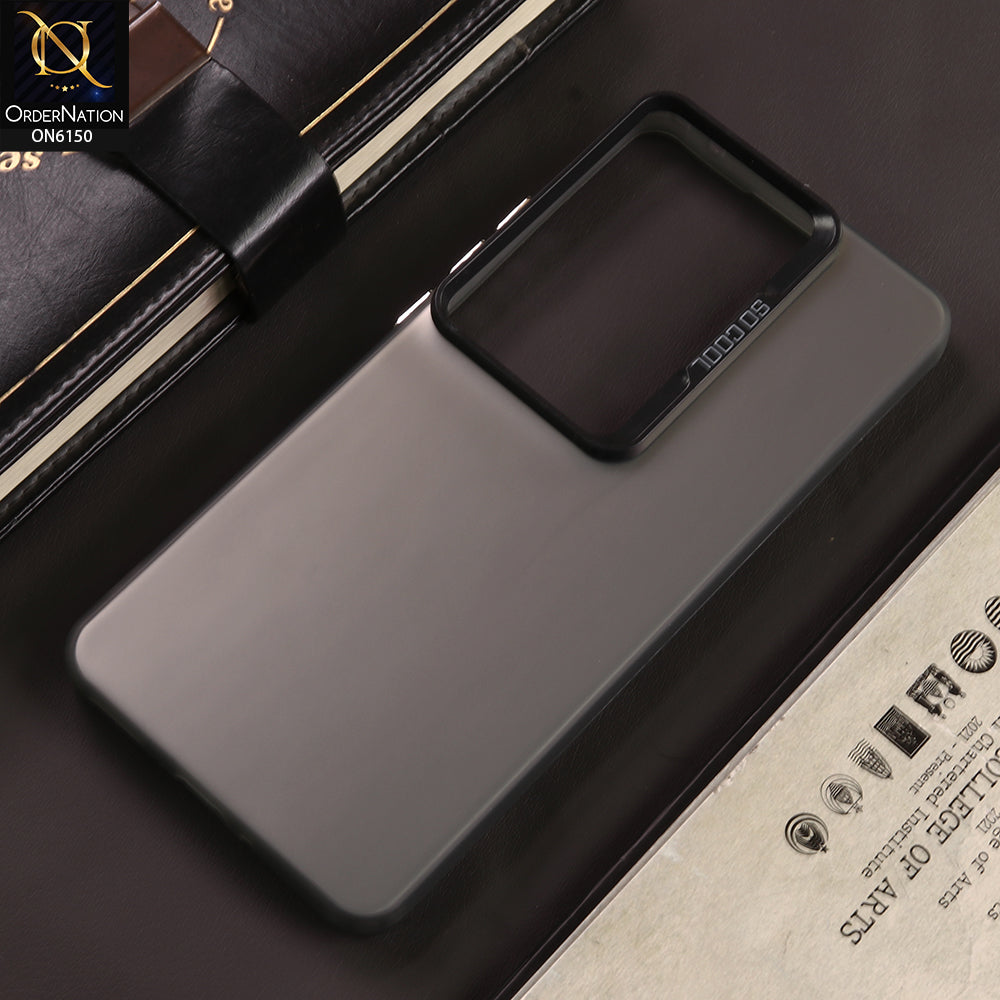 Oppo Reno 11 5G Cover - Gray - New Luxury Matte Metallic Bumper Case With Soft Borderes Protection