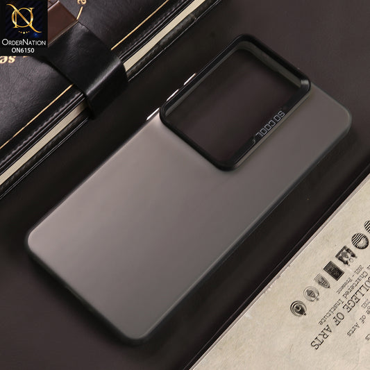 Oppo Reno 11 5G Cover - Gray - New Luxury Matte Metallic Bumper Case With Soft Borderes Protection