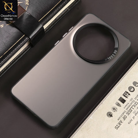 Oppo Reno 12F Cover - Gray - New Luxury Matte Metallic Bumper Case With Soft Borderes Protection