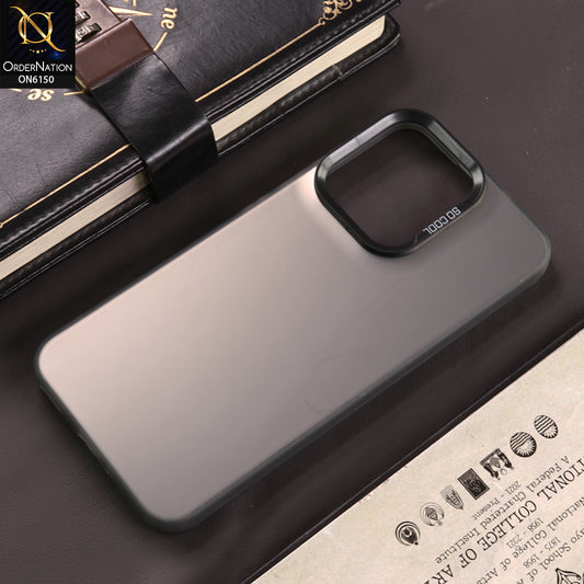 Oppo Reno 14 Cover - Gray - New Luxury Matte Metallic Bumper Case With Soft Borderes Protection