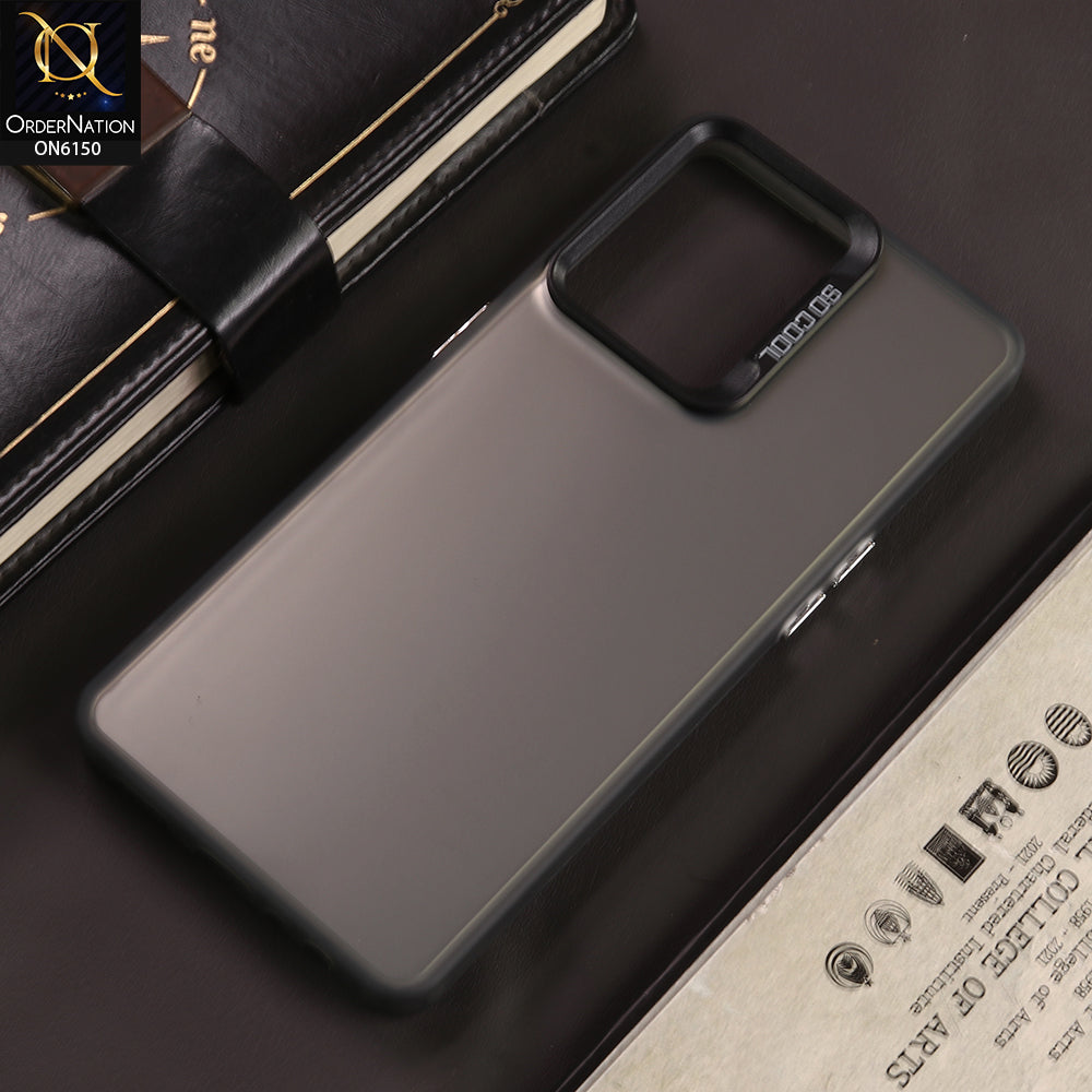 Oppo Reno 7 4G Cover - Gray - New Luxury Matte Metallic Bumper Case With Soft Borderes Protection
