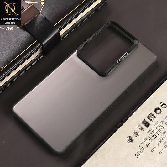 Samsung Galaxy S21 Ultra 5G Cover - Gray - New Luxury Matte Metallic Bumper Case With Soft Borderes Protection