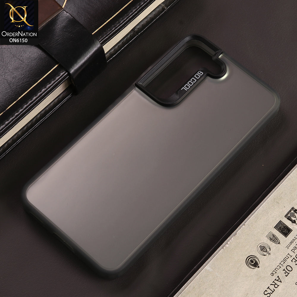 Samsung Galaxy S22 5G Cover - Gray - New Luxury Matte Metallic Bumper Case With Soft Borderes Protection