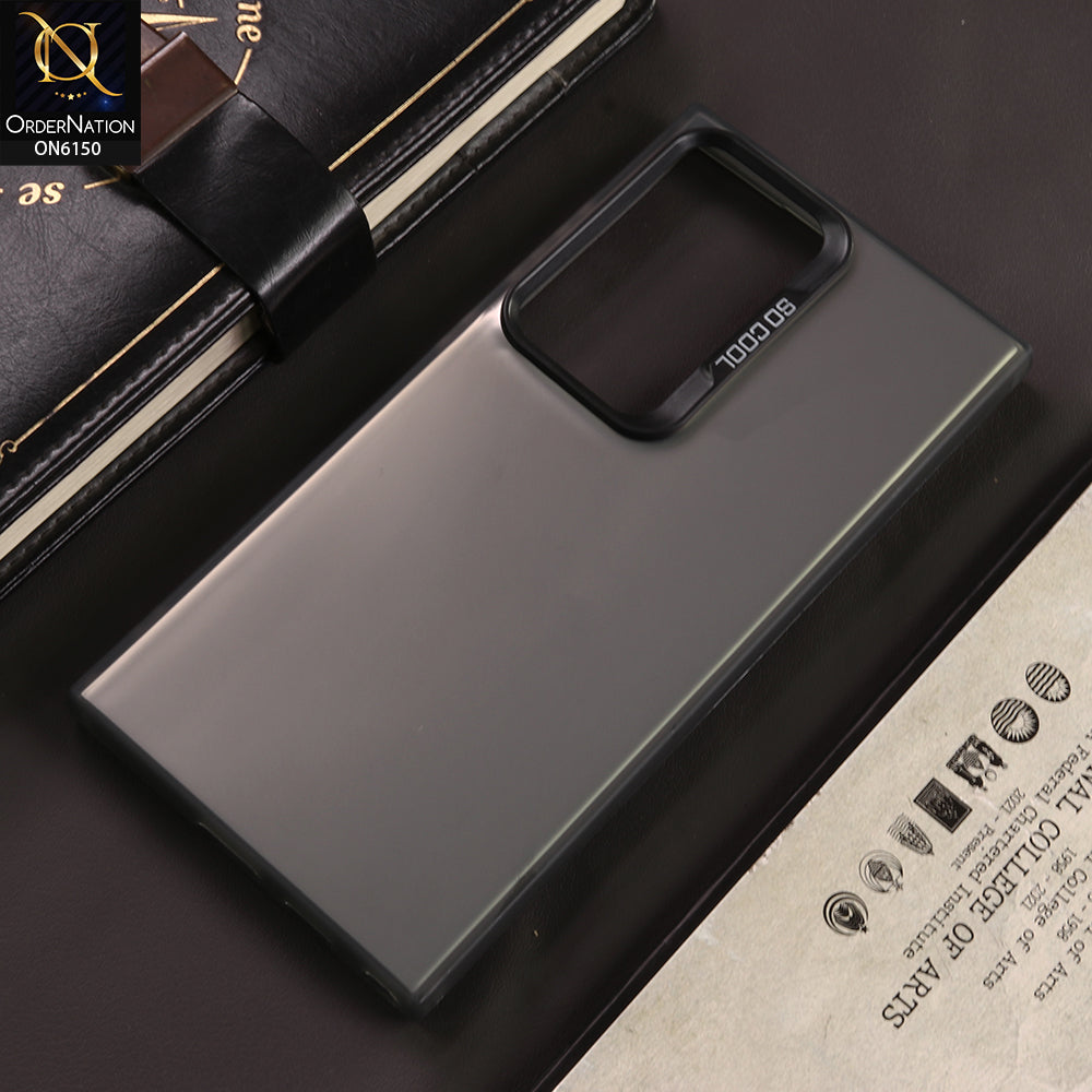 Samsung Galaxy S24 Cover - Gray - New Luxury Matte Metallic Bumper Case With Soft Borderes Protection