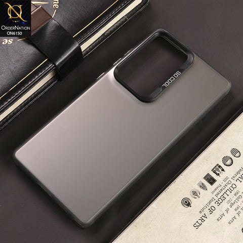 Samsung Galaxy S24 Ultra Cover - Gray - New Luxury Matte Metallic Bumper Case With Soft Borderes Protection