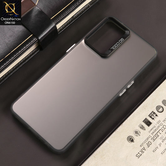Samsung Galaxy A04s Cover - Gray - Lightweight Frosted Pearl Finish Anti-Fingerprint Shockproof Soft Borders Case