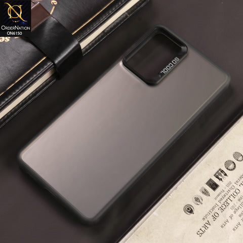 Samsung Galaxy M07 Cover - Gray - New Luxury Matte Metallic Bumper Case With Soft Borderes Protection