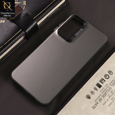 Samsung Galaxy A25 5G Cover - Gray - New Luxury Matte Metallic Bumper Case With Soft Borderes Protection
