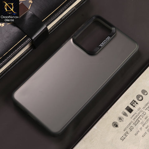 Samsung Galaxy A34 5G Cover - Gray - New Luxury Matte Metallic Bumper Case With Soft Borderes Protection