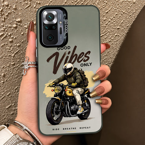 Xiaomi Redmi Note 10 Pro 4G Cover - Beyond The Asphalt Series - Lightweight Frosted Pearl Finish Anti-Fingerprint Shockproof Soft Borders Case