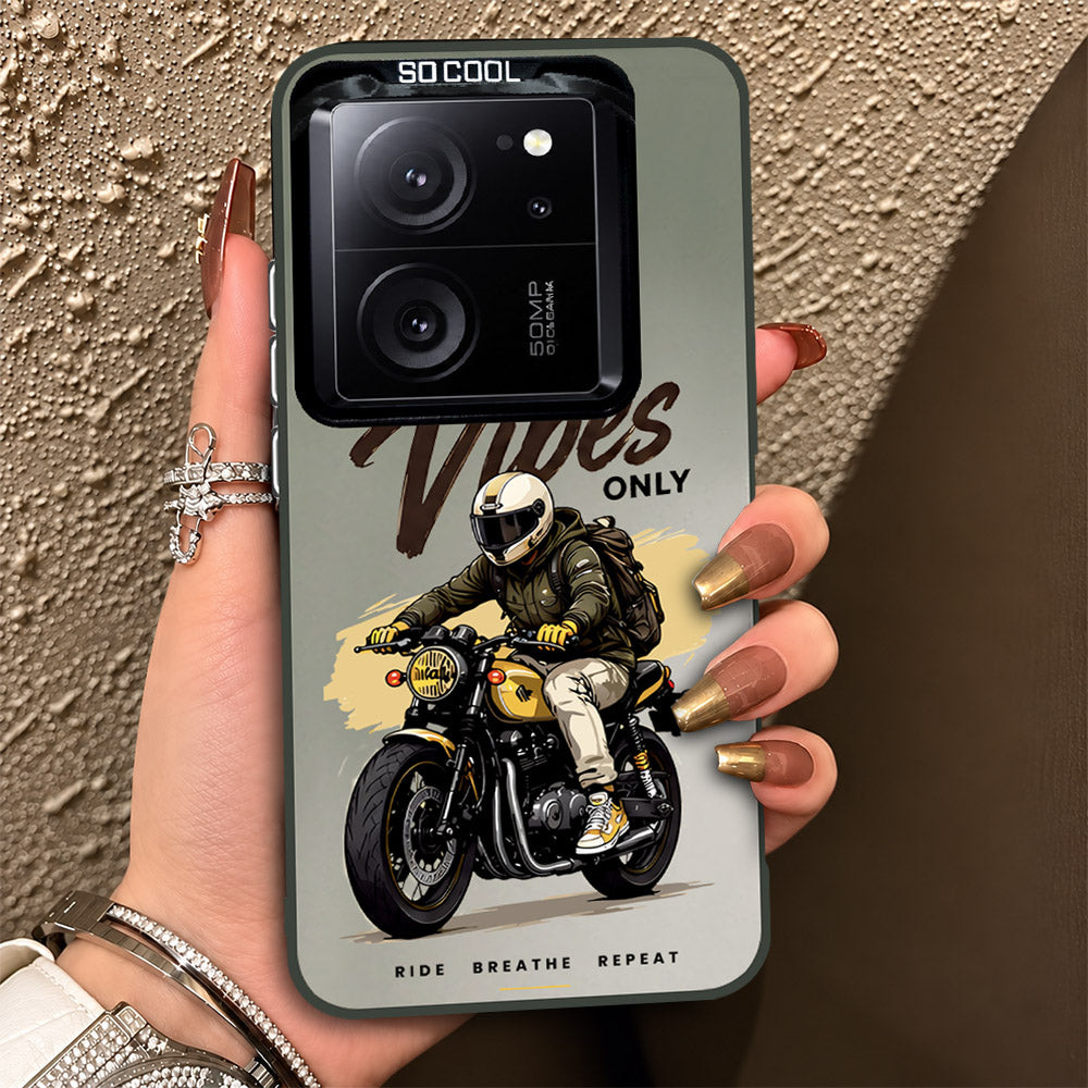 Xiaomi 13T Cover - Beyond The Asphalt Series - Lightweight Frosted Pearl Finish Anti-Fingerprint Shockproof Soft Borders Case