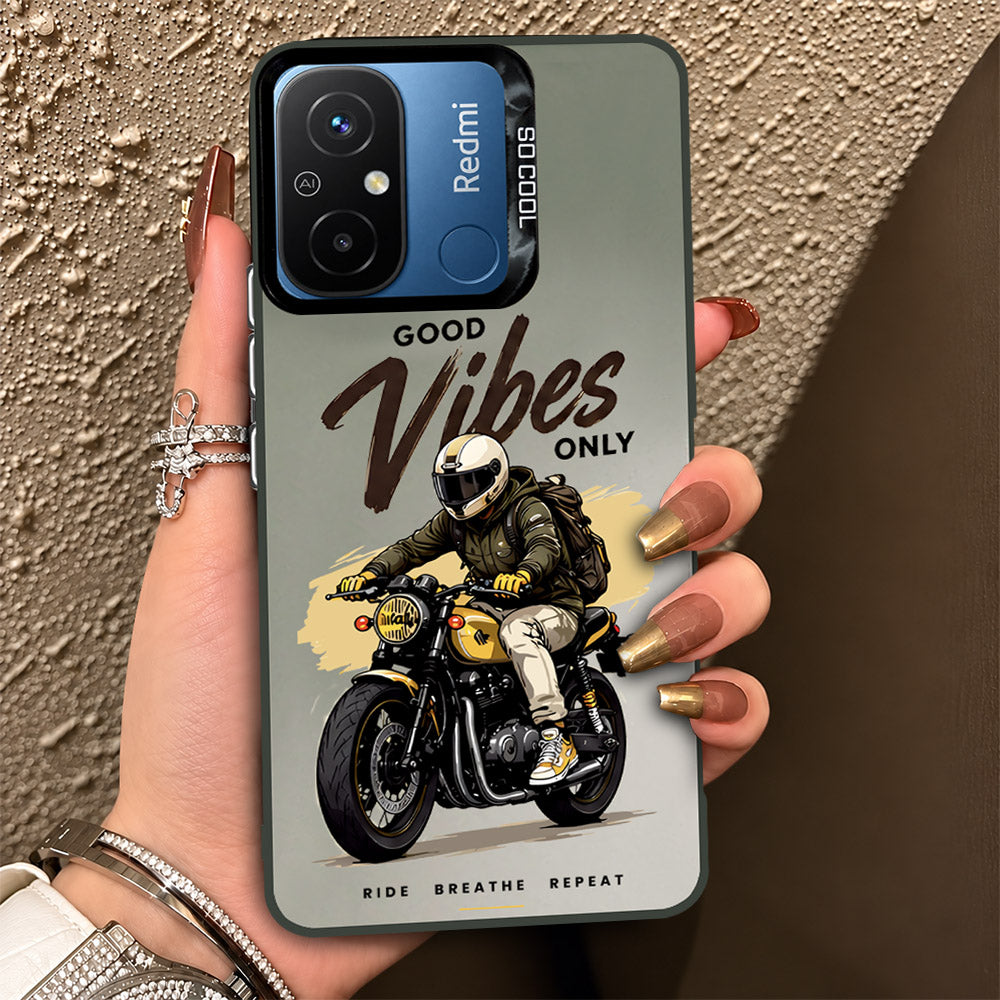 Xiaomi Poco C55 Cover - Beyond The Asphalt Series - Lightweight Frosted Pearl Finish Anti-Fingerprint Shockproof Soft Borders Case