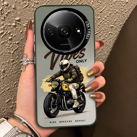 Xiaomi Redmi A3x Cover - Beyond The Asphalt Series - Lightweight Frosted Pearl Finish Anti-Fingerprint Shockproof Soft Borders Case