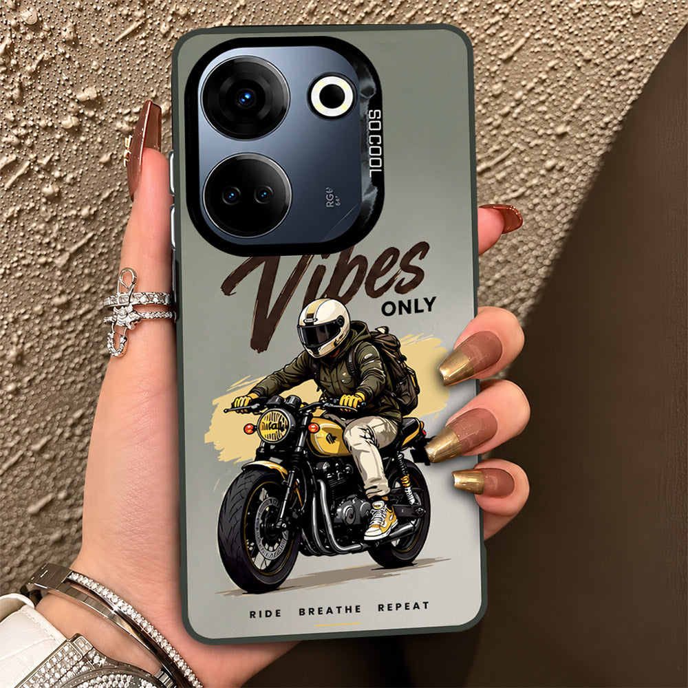 Tecno Camon 20 Cover - Beyond The Asphalt Series - Lightweight Frosted Pearl Finish Anti-Fingerprint Shockproof Soft Borders Case